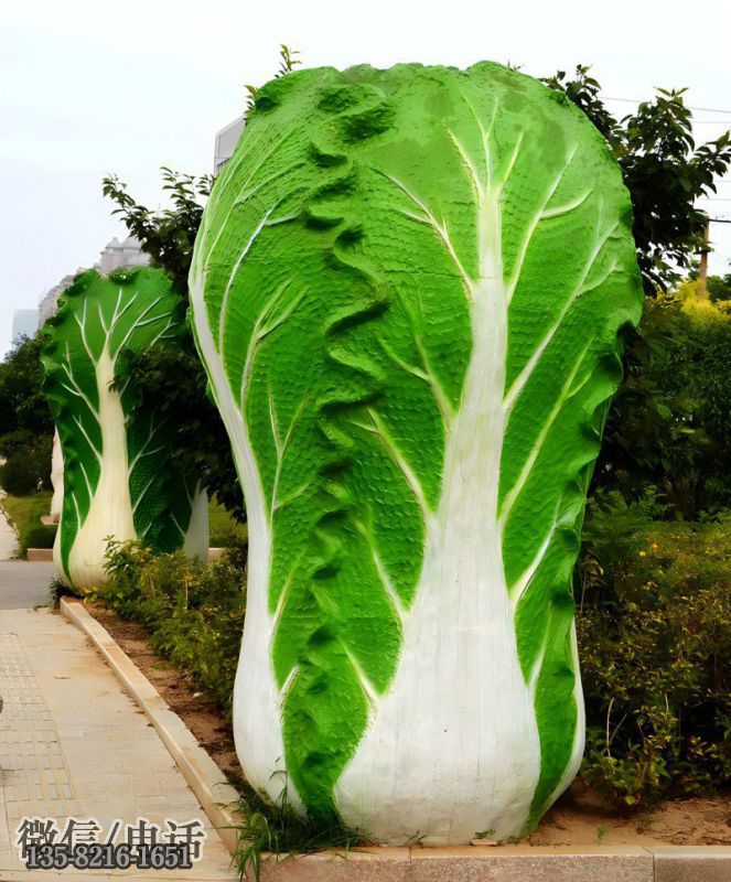 公園園林裝飾白菜大型景觀雕塑